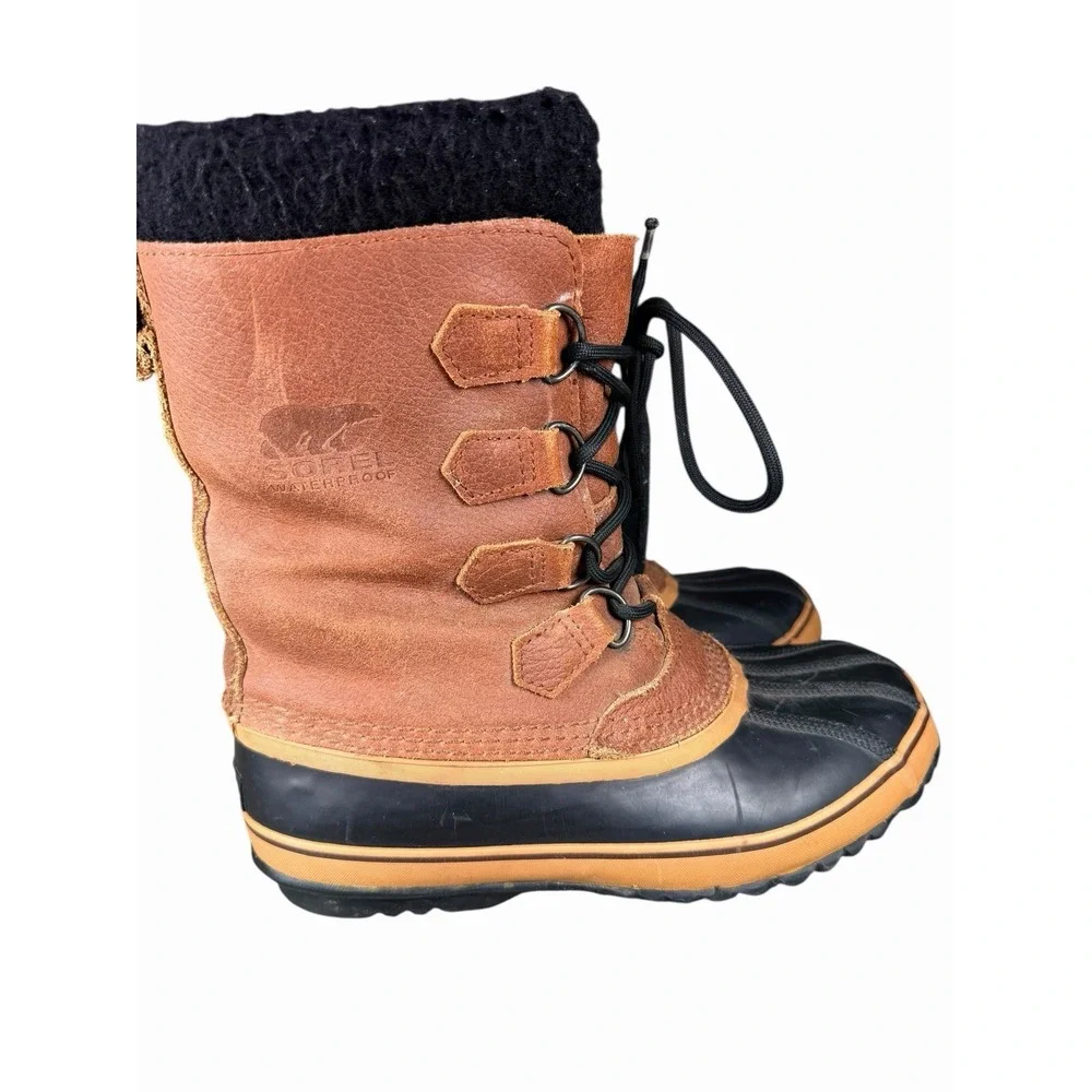 Sorel 1964 Premium‎ T Waterproof Winter Snow Pac Boots Brown Winter Men's Size 8